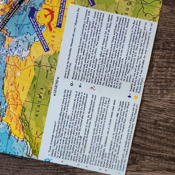 Map of Israel and Armageddon site of the battle of Armageddon map - Picture 9 of 12